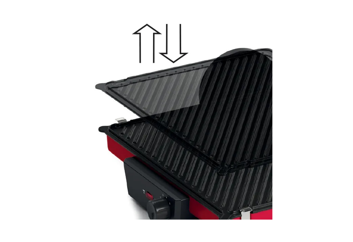 Απεικονίζονται οι κεκλιμένες πλάκες ψησίματος